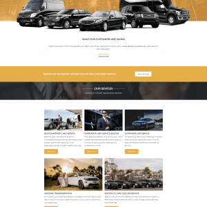 Boston VIP Transport Website